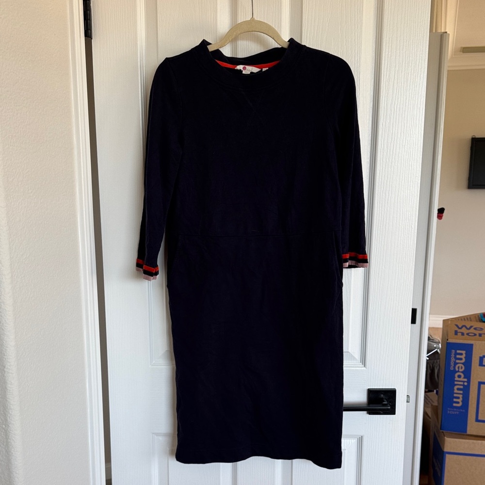Boden navy dress with pockets